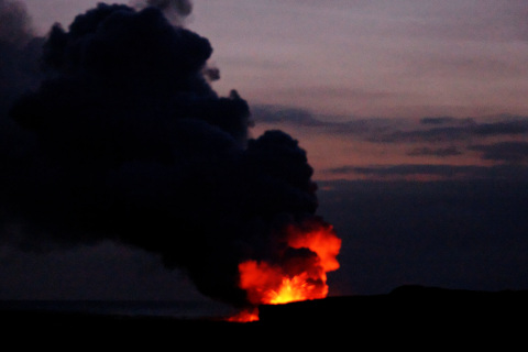 Hawaii: Kilauea en éruption